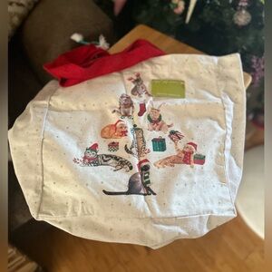 New Christmas Cat Tote
